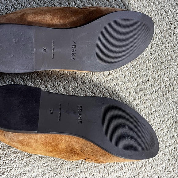 Frame women size 39 camel colored Suede Loafers - Picture 5 of 5
